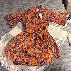 NWT Gilner Farrar floral dress 🩷🧡